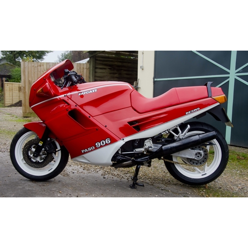 62 - 1990 Ducati Paso 906Registration Number:  H665 VGTFrame Number: ZDM906PC-001543Engine Number: 001445... 