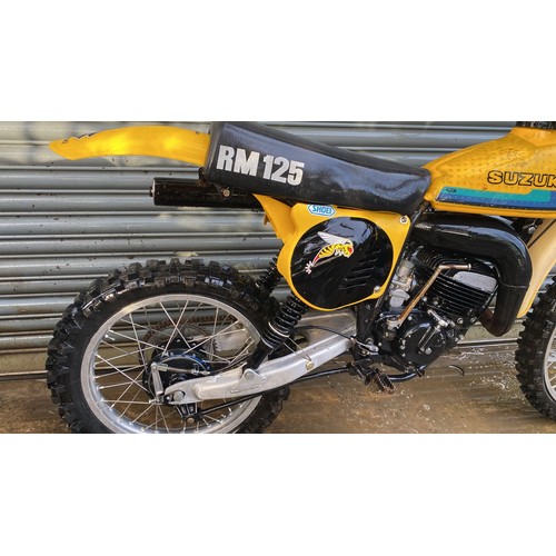 47 - 1978 Suzuki RM125Registration Number:  TBAFrame Number: RM12581471Engine Number: 81514- Original, ni... 