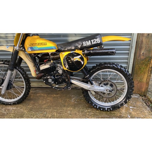 47 - 1978 Suzuki RM125Registration Number:  TBAFrame Number: RM12581471Engine Number: 81514- Original, ni... 