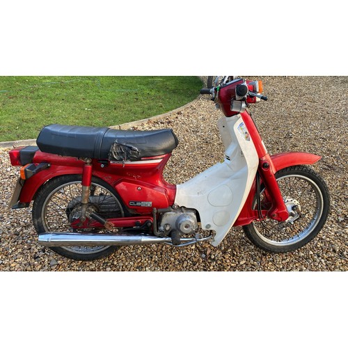 114 - 1998 Honda Cub 90Registration Number:  R482 HHRFrame Number: JH2HA02B2TK001424Engine Number: HA02E23... 