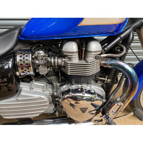 36 - 2002 Triumph Bonneville AmericaRegistration Number:  WP52 VXZFrame Number: SMTTJ901YL3161697Engine N... 