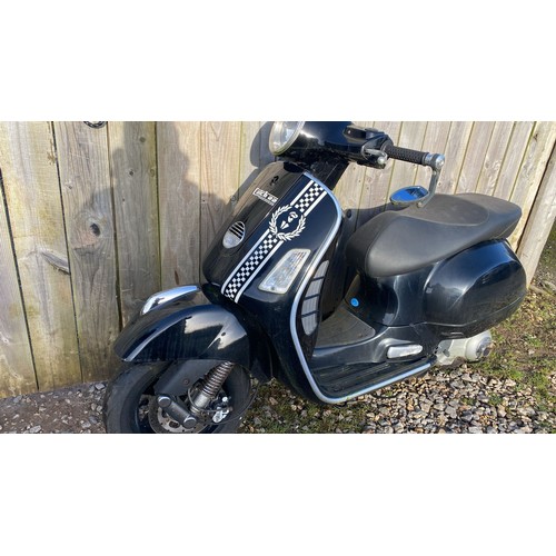 112 - 2008 Vespa GTS 125Registration Number:  AU58 EHHFrame Number: ZAPM3130001011763Engine Number: M315M1... 