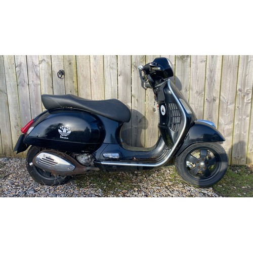 112 - 2008 Vespa GTS 125Registration Number:  AU58 EHHFrame Number: ZAPM3130001011763Engine Number: M315M1... 