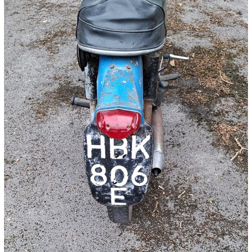 18 - 1967 BSA BantamRegistration Number: HBK 806EFrame Number: TBA- In good running orderBased on a Germa... 