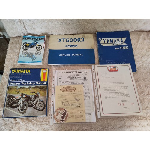 45 - 1976 Yamaha XT500 Registration Number: NCV 640RFrame Number: TBC- One of the first shipments to arri... 