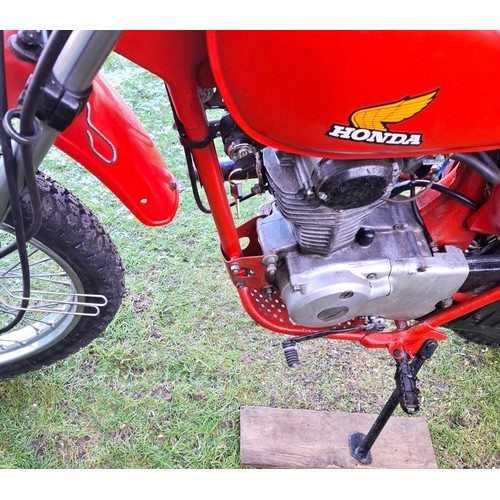 43 - 1985 Honda CT125 Farm BikeReg Number: B502 VKLFrame Number: CT125 1100790Engine Number: CT125E 11007... 