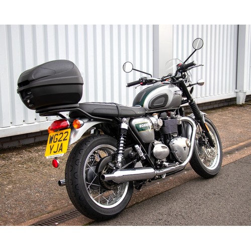 37 - 2022 Triumph T120 Bonneville Goldline EditionRegistration Number: WG22 JYAFrame Number: SMTDAD75HWNY... 