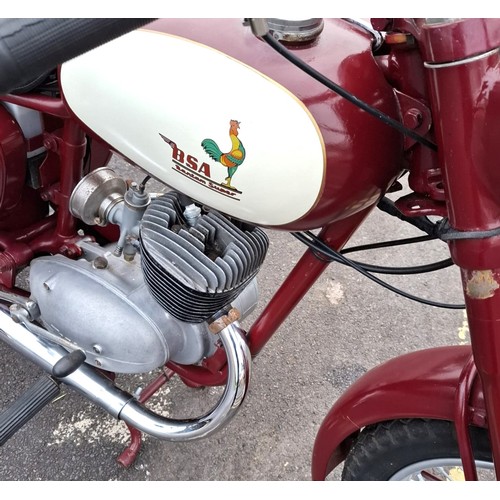 19 - 1958 BSA BantamRegistration Number: 257 XWAFrame Number: FDS295Engine Number: ED5B2387- Produced for... 