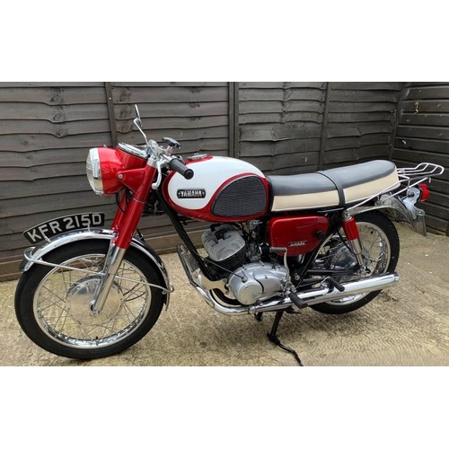 39 - 1966 Yamaha YDS3 250ccRegistration Number: KFR 215DFrame Number: Y23-37466- Restored example- Fuel t... 