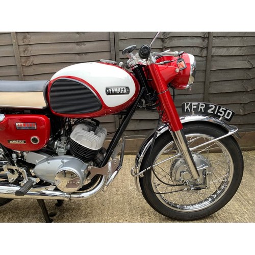 39 - 1966 Yamaha YDS3 250ccRegistration Number: KFR 215DFrame Number: Y23-37466- Restored example- Fuel t... 