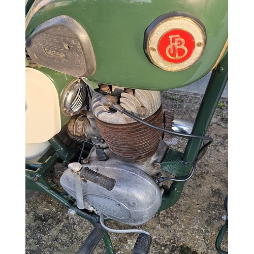 21 - 1959 Francis Barnett Falcon 81Registration Number: YAD 98Frame Number: AN86941WEngine Number: 662B47... 