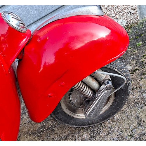 106 - 1964 Douglas Vespa 125cc SportiqueRegistration Number: BFB 534BFrame Number: 5HE 24276Engine Number:... 