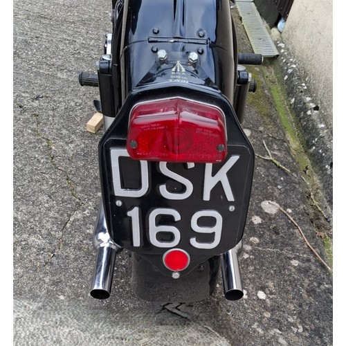 82 - 1949 BSA A7S Star TwinRegistration Number: DSK 196Frame Number: ZA754733Engine Number: ZA758192- Rar... 