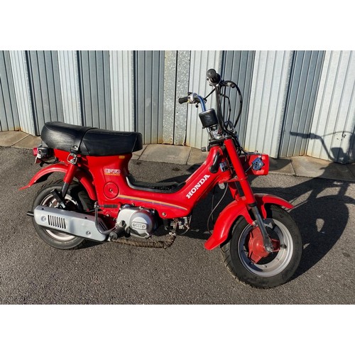 108 - 1985 Honda CF70Registration Number: B615 JBEFrame Number: TBAFirst appearing as the CF50 in July 197... 