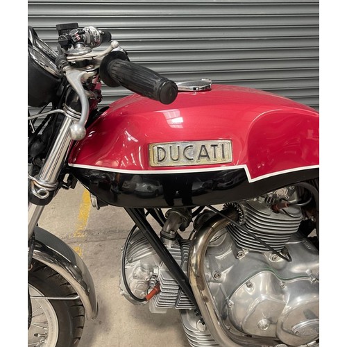 68 - 1973 Ducati 750 GT ‘Round Case’Engine Number: DM750753933Frame Number: DM750S 753157Nominal miles si... 