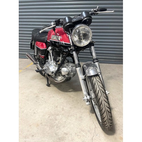 68 - 1973 Ducati 750 GT ‘Round Case’Engine Number: DM750753933Frame Number: DM750S 753157Nominal miles si... 