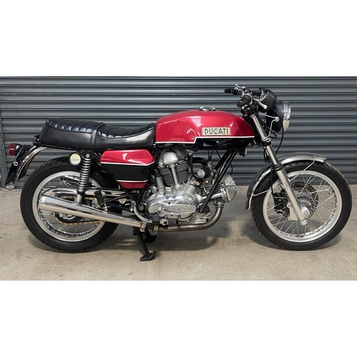 68 - 1973 Ducati 750 GT ‘Round Case’Engine Number: DM750753933Frame Number: DM750S 753157Nominal miles si... 