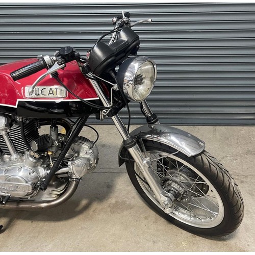 68 - 1973 Ducati 750 GT ‘Round Case’Engine Number: DM750753933Frame Number: DM750S 753157Nominal miles si... 