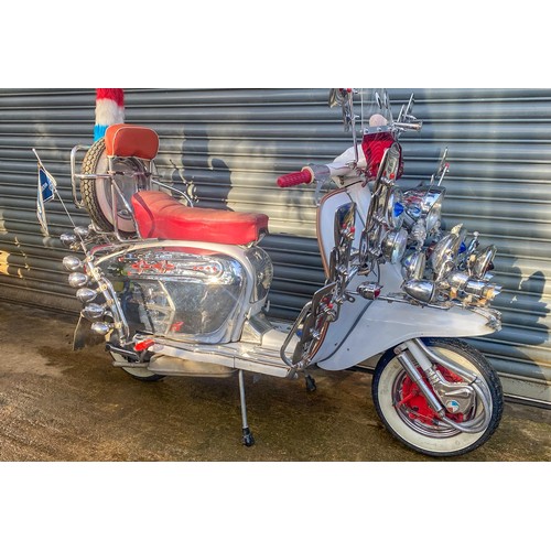 111 - 1980 Lambretta Jet 200Registration Number:  LDV 61VFrame Number: SX200563668Engine Number: SX2005636... 