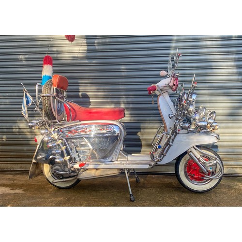 111 - 1980 Lambretta Jet 200Registration Number:  LDV 61VFrame Number: SX200563668Engine Number: SX2005636... 