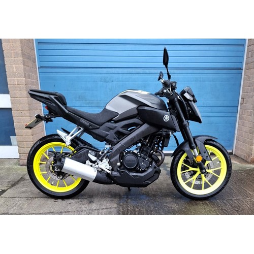 100A - 2018 Yamaha MT 125 ABSRegistration Number: RA18 MRXFrame Number: VG5RE292000015852Engine Number: E3W... 