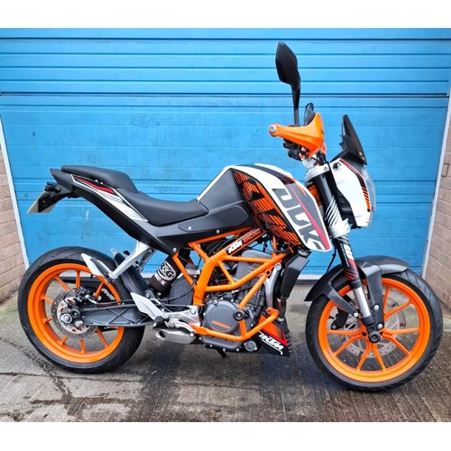 110A - 2013 KTM 390 DukeRegistration Number: FL63 PWYFrame Number: VBKJGJ407DC208153Engine Number: 03902016... 