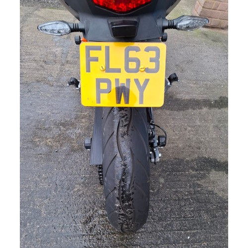 110A - 2013 KTM 390 DukeRegistration Number: FL63 PWYFrame Number: VBKJGJ407DC208153Engine Number: 03902016... 