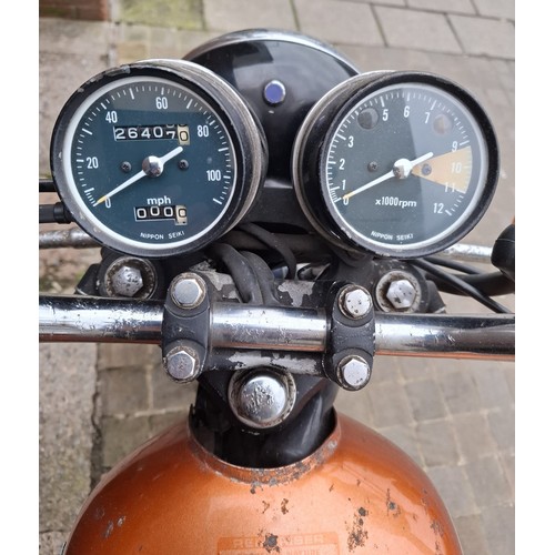 73A - 1974 Honda CB250 G5Registration Number: PDF 39MFrame Number: CB250-6005239- Original UK delivered ex... 