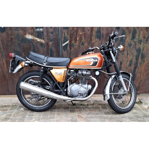 73A - 1974 Honda CB250 G5Registration Number: PDF 39MFrame Number: CB250-6005239- Original UK delivered ex... 