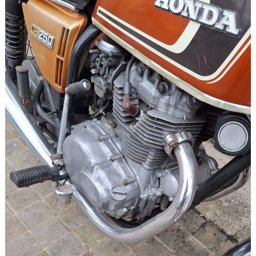 73A - 1974 Honda CB250 G5Registration Number: PDF 39MFrame Number: CB250-6005239- Original UK delivered ex... 