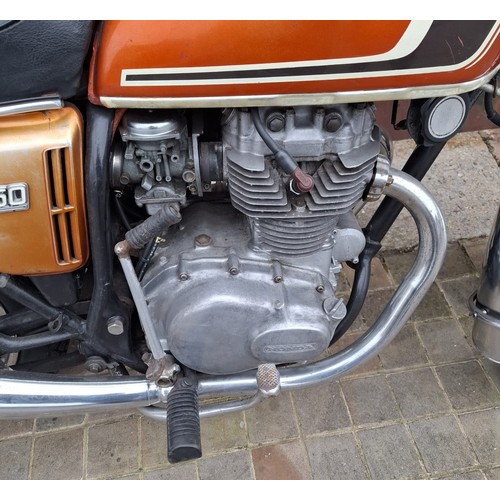 73A - 1974 Honda CB250 G5Registration Number: PDF 39MFrame Number: CB250-6005239- Original UK delivered ex... 