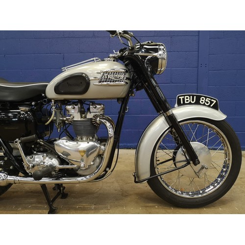 33 - 1959 Triumph T100 TigerRegistration Number: TBU 857Frame Number: T1000209887- Beautifully presented ... 