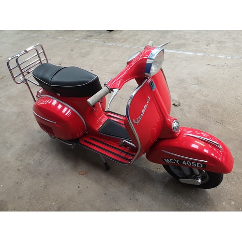 63 - 1966 Vespa SS180 Super SportRegistration Number: MCY 405DFrame Number: VSC1T 0023029Engine Number: V... 