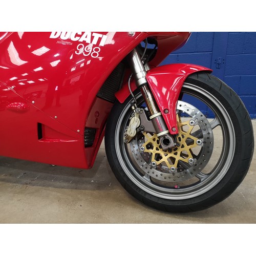 67 - 2003 Ducati 998 BipostoRegistration Number: KE03 ZBTFrame Number: ZDMH200AA2B021548- Recent Desmo se... 