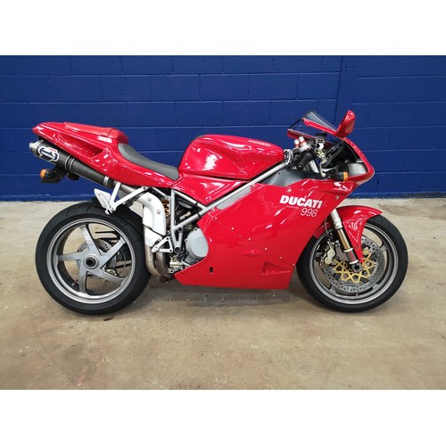 67 - 2003 Ducati 998 BipostoRegistration Number: KE03 ZBTFrame Number: ZDMH200AA2B021548- Recent Desmo se... 