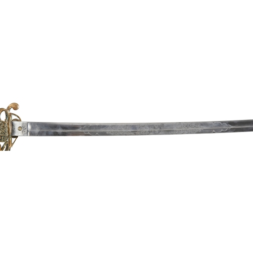 155 - LIEUTENANT COLONEL J.C. MURRAY COWELL, Victorian Officers Sword by Henry Wilkinson of Pall Mall, the... 