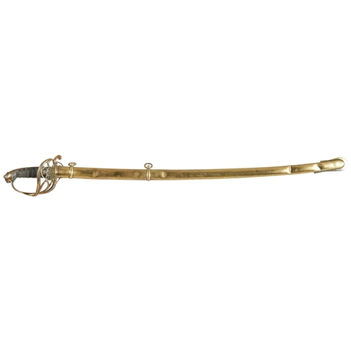 155 - LIEUTENANT COLONEL J.C. MURRAY COWELL, Victorian Officers Sword by Henry Wilkinson of Pall Mall, the... 