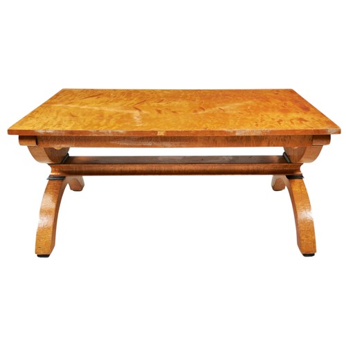 15 - BIEDEMEIER COFFEE TABLE Birch 104.5cm width x height 78.5cm x depth 61cmPROVENANCE: From The Hemingt... 