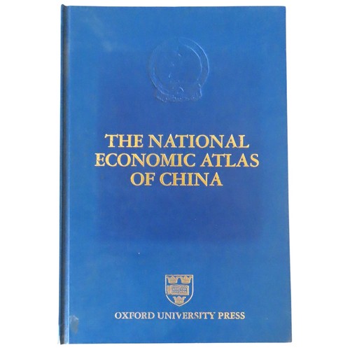 69 - 'NATIONAL ECONOMIC ATLAS OF CHINA' 1994 OXFORD UNIVERSITY PRESS 313 pages in a gilt tooled hard cove... 