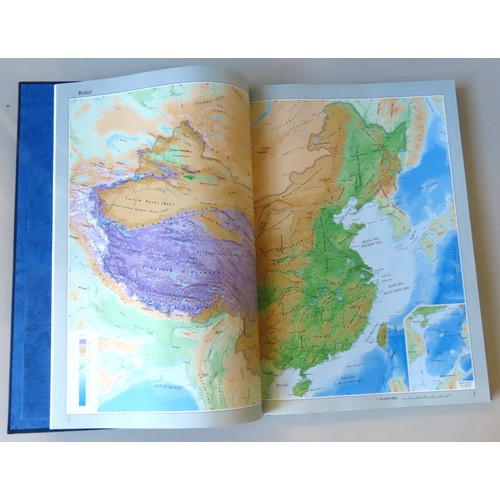 69 - 'NATIONAL ECONOMIC ATLAS OF CHINA' 1994 OXFORD UNIVERSITY PRESS 313 pages in a gilt tooled hard cove... 