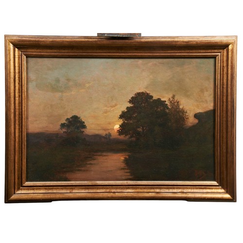 261 - ATTRIBUTED TO HENRY MALFROY (FRENCH 1895-1944), OIL ON CANVASClaire de LuneSignedPROVENANCE: From th... 