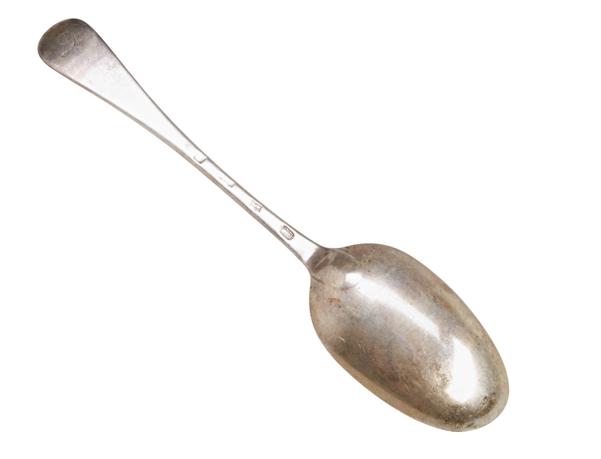 A HANOVARIAN SPOON, EDINBURGH 1743An Edinburgh table spoon made by ...
