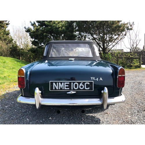 202 - 1965 Triumph TR4ARegistration Number: NME 106CChassis Number: CTC61432Recorded Mileage: TBAThe Trium... 