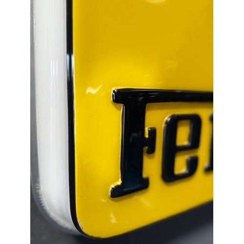 113 - LARGE FERRARI DEALER ILLUMINATED LIGHTBOXThis rare and highly sought after large Ferrari illuminated... 