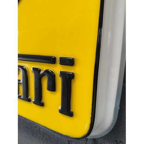 113 - LARGE FERRARI DEALER ILLUMINATED LIGHTBOXThis rare and highly sought after large Ferrari illuminated... 