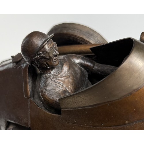 110 - INCREDIBLY RARE LIMITED EDITION  MASERATI 250 F BRONZE BY CHRIS DAVIS, #3 OF 5 PRODUCED'Fangio'Bronz... 