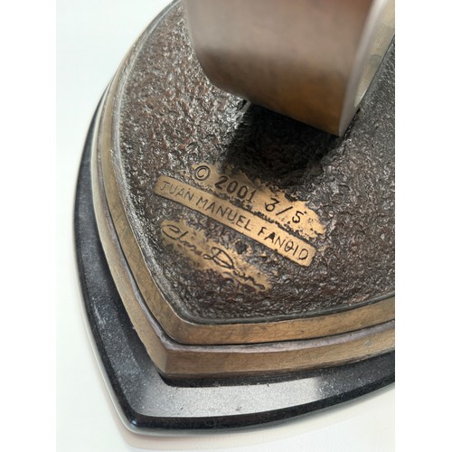 110 - INCREDIBLY RARE LIMITED EDITION  MASERATI 250 F BRONZE BY CHRIS DAVIS, #3 OF 5 PRODUCED'Fangio'Bronz... 