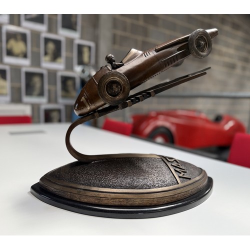 110 - INCREDIBLY RARE LIMITED EDITION  MASERATI 250 F BRONZE BY CHRIS DAVIS, #3 OF 5 PRODUCED'Fangio'Bronz... 