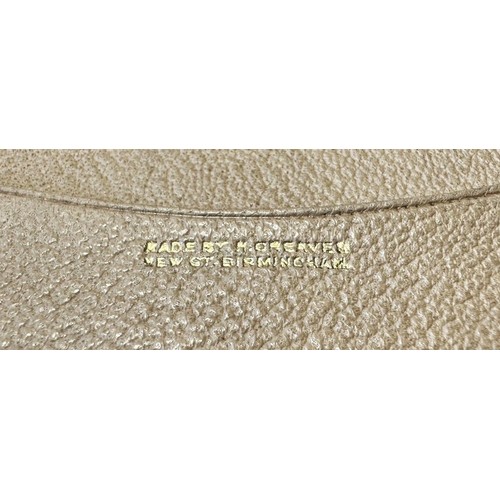 133 - A VANITY CASE BY H.GREAVES OF BIRMINGHAM, 1911A gentleman's travelling vanity case with silver acces... 