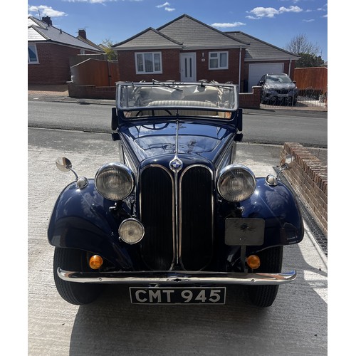 210 - 1935 Frazer-Nash BMW 319 CabrioletRegistration Number: CMT 945Chassis Number: 54313Engine Number: 31... 